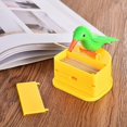 thumbnail image 1 of Green Bird Toothpick Container Automatic Toothpick Dispenser Toothpick Holder Home Decor Kitchen Accessories 1pcs (green Bird Yellow Ba, 1 of 5