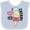 Blue and White, variant on Inktastic I Love Ice Cream with Cute Ice Cream Cone Boys or Girls Baby Bib