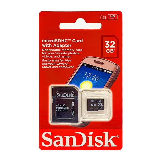 Tarjeta de memoria SanDisk Micro SDHC 32GB Class 4