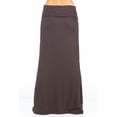 thumbnail image 4 of 24/7 Comfort Apparel Womens Comfortable Foldover Maxi Skirt, 4 of 4