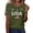 Army Green(USA Flag), variant on 4th Of July Womens Tops Short Sleeve America 250 Crew Neck Patriotic USA Flag Tops Vintage 2026 Summer Plus Size Tee Tops Black M