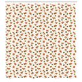 thumbnail image 3 of Cookie Shower Curtain, Christmas Themed Tree Angel Like Hearts and Shapes Pleasant Ribbons Bells Festive, Fabric Bathroom Set with Hooks, 69"W X 84"L Extra Long, Multicolor, by Ambesonne, 3 of 3