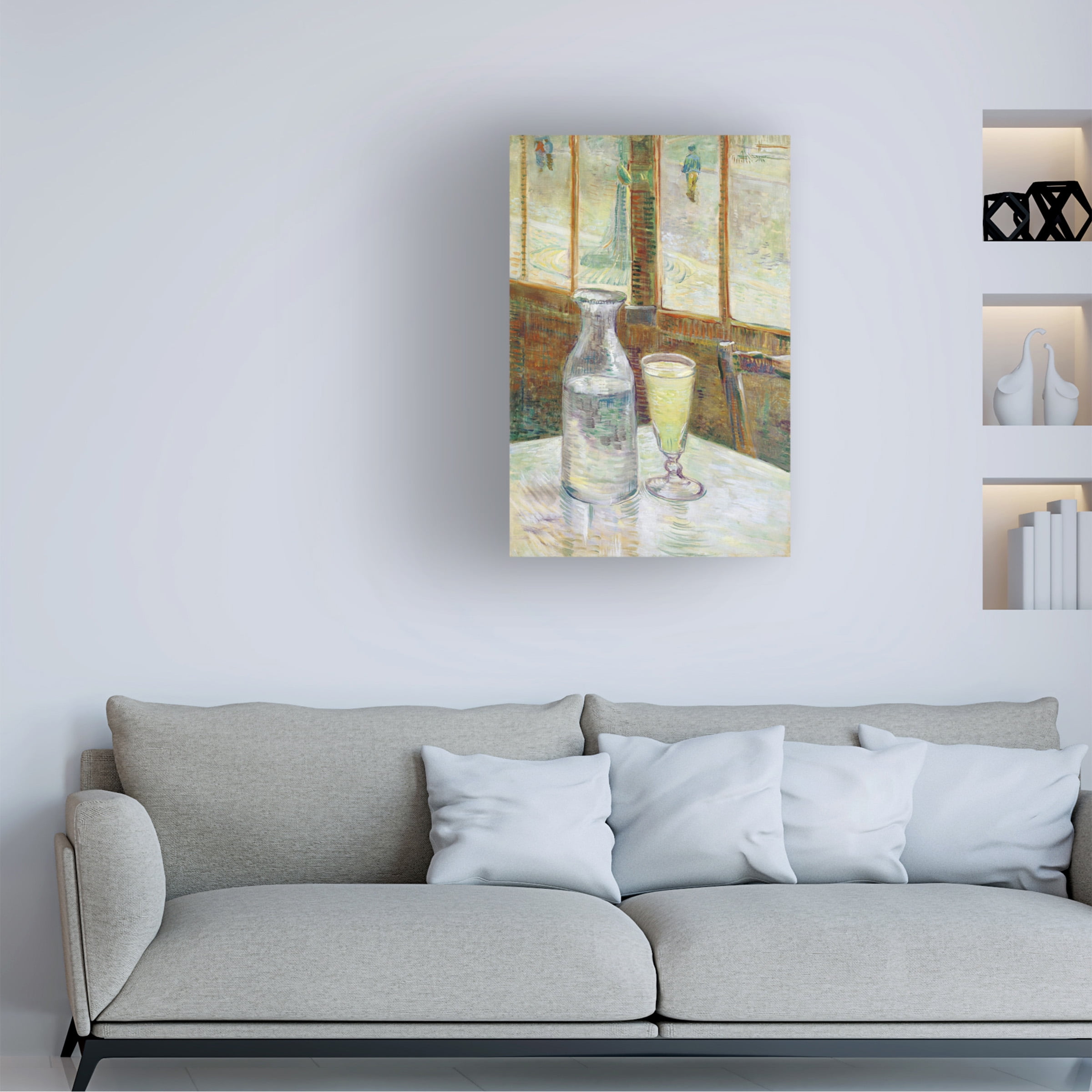 Van Gogh 'Cafe Table With Absinthe' Canvas Art