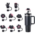 thumbnail image 2 of Genérico Paquete de 8 Cubiertas para Popotes de Termos Stanley - Juego de Protectores y Tapas Antipolvo para Accesorios de Vasos Térmicos (Pink), 2 of 3