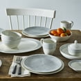thumbnail image 3 of Noritake Grey Hammock Set of 4 Coupe Dots Dinner Plates, 3 of 5