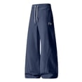 thumbnail image 3 of iHPH7 Women's Lightweight Waterproof Rain Pants Loose Fit Quick Dry Cargo Joggers Elastic Waistband Windproof Outdoor Trousers for Fishing Travel and Rainy Days Navy M, 3 of 9