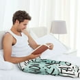 thumbnail image 5 of Rateoe Not All Who Wander Are Lost1 Pattern Men’s Ultra-Soft Comfy Pajama Lounge Pants Sleepwear,Comfortable Lounge Wear,lightweight Pajamas, Casual Home Wear-Large, 5 of 6