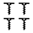 thumbnail image 2 of Outdoor Tent Stakes 4Pack Screw In Tent Stakes Ground Anchors Screw Heavy Duty Screw Style For Camping Hiking Ground Stakes Ground Anchors Pegs Camping Tent, 2 of 8