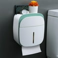 thumbnail image 1 of Towels for Bathroom, Towel Racks for Bathroom, Toilet Hole-Less Double Paper Towel Box Bathroom Double Drawer Box Wall-Mounted Paper Towel Rack Stainless Steel Shelf, Toilet Paper Storage, 1 of 8