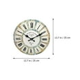 thumbnail image 2 of DEMACRIO Wall Clock Vintage French Country Style 1Pcs 13.8X13.8X1.2In, 2 of 7