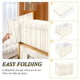 thumbnail image 2 of Yayeee Collapsible Cube Storage Bin with Lid Fabric Closet Decorative Basket with Handles, Beige Abstract Pattern, 2 of 7