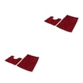 thumbnail image 1 of kurtrusly 1/2/3 Polyester Chenille Rug Carpet With Soft Texture Good Stepping Feeling And Strong Grip Prompt Wine Red 50*80+50*50 2PCS, 1 of 6