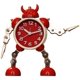 thumbnail image 1 of Reloj de Escritorio Robot Deformado Reloj Despertador Creativo Estudiante Pequeño Reloj Despertador Metal Plástico Mano Y Pie Se Pueden Girar Relojes de Escritorio (Color : Red) JFHHH pequeña, 1 of 5