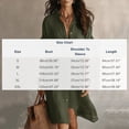 thumbnail image 3 of Noric Women's Short Sleeve Shirt Dresses Casual Solid Color Button Down Midi Dresses for Summer Daily Vacation, 3 of 6