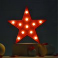 thumbnail image 5 of 2 Pcs Star Plastic Night Lights Battery Operated Led Marquee Star Sign Star Shaped Movie Theater De, 5 of 5