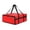 Red(50X50X15cm), variant on Insulated Bag Large Capacity Pizza Delivery Bag (50X50X15cm) - Red, Pizza Bags for Transport 20x20x6 Inch Insulated Non Woven Cloth Pizza Bag for Outdoor Picnic