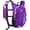 Purple, variant on Foldable Small Hiking Backpack with 3 Strap Pockets - Lightweight 300D Spill-proof Daypack for Men Women - Packable Small Travel Backpack with Chest Strap & Trekking Pole Holder - Durable Outdoor Bag