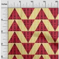 thumbnail image 1 of oneOone Viscose Chiffon Fabric Stripe|Diamond & Triangle Geometric Decor Fabric Printed BTY 42 Inch Wide, 1 of 4