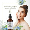 HBNO Organic Black Seed Oil Liquid Black Cumin Seed Oil for Skin, Hair & Face, 4 fl Oz