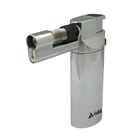 A-ONE GAS TOOL Refillable Torch Lighter-Cigar Lighter-Pocket Cigar-Lighter Torch-Flame Lighter-Butane Lighter- Butane Cigarette Lighters-Jet Flame Butane Gas Torch-Gas