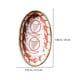 thumbnail image 2 of Wear-Resistant Snack Tray Vietnamese Style Decorative Dessert Plate for Home Decoration Multi Material Ceramic and Rattan Holding Snacks 1Set, 2 of 4