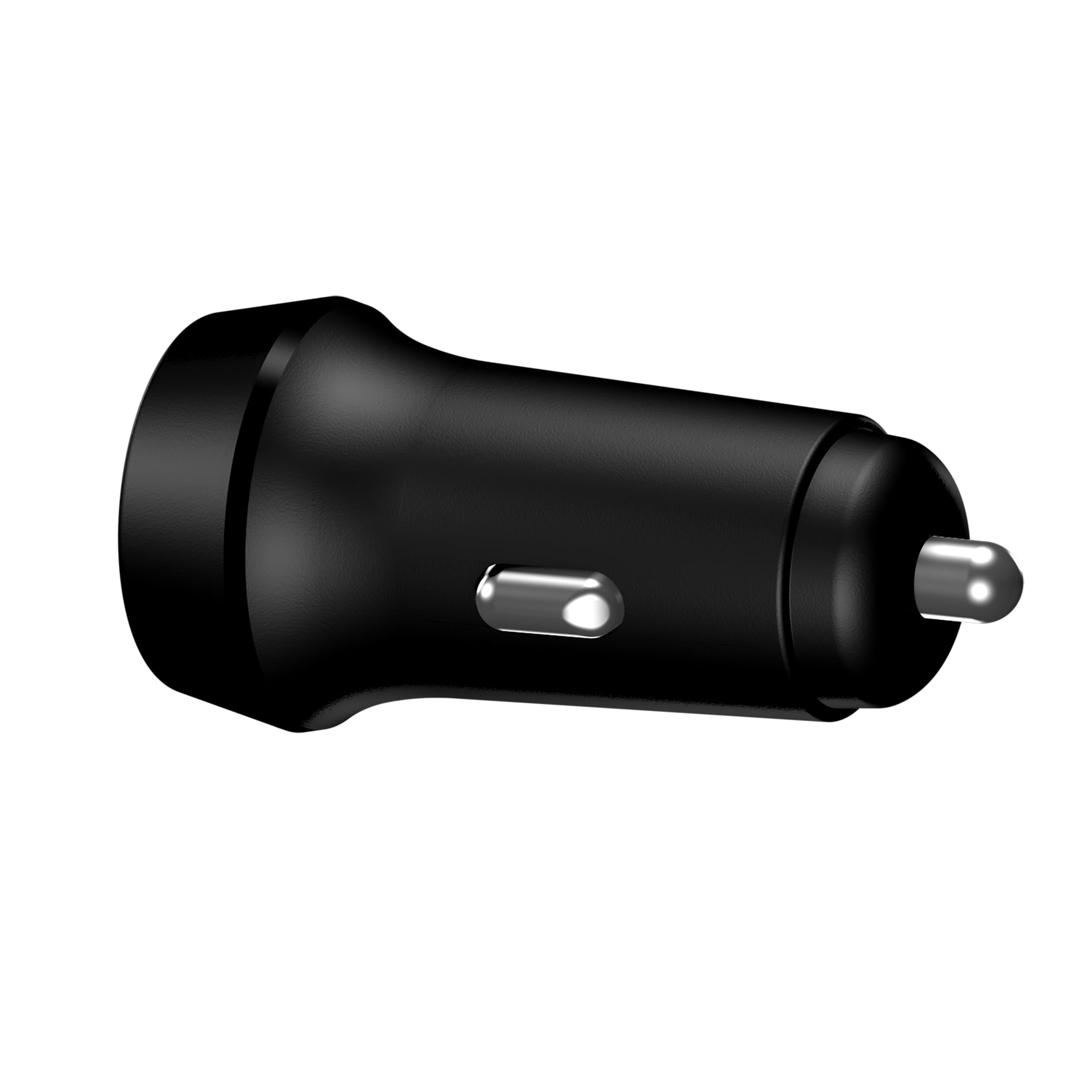 Walmart 2.4a Car Charger Black USB Type-a Dual Ports Compatible with iPhone14 13 12 Pro Max