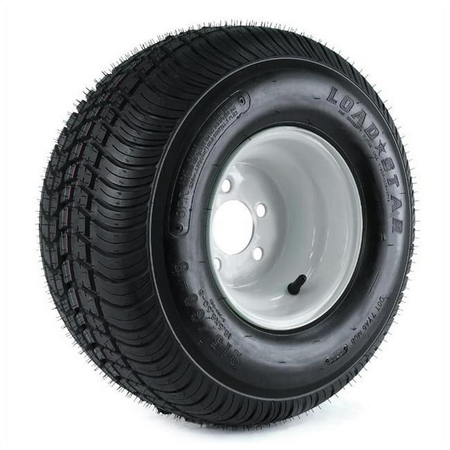 Martin Wheel 274451 18 x 850-8 Indice de Charge C Ensemble Pneu et Roue de Remorque à 5 Trous, Rouille