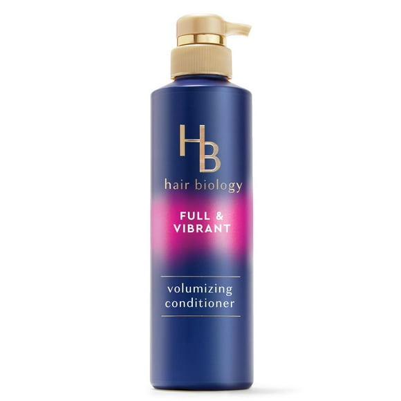 Revitalisant volumisant Hair Biology avec biotine pour cheveux clairsemés, plats et fins, combat les cassures et ravive les nutriments 380ML