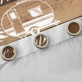 thumbnail image 4 of Erosebridal Brown Wood Camper RV Camping Print Curtains Pack of 2 (42x84 Each), Rustic Outdoor Curtains Blackout for Kids Boys and Girls, 4 of 6