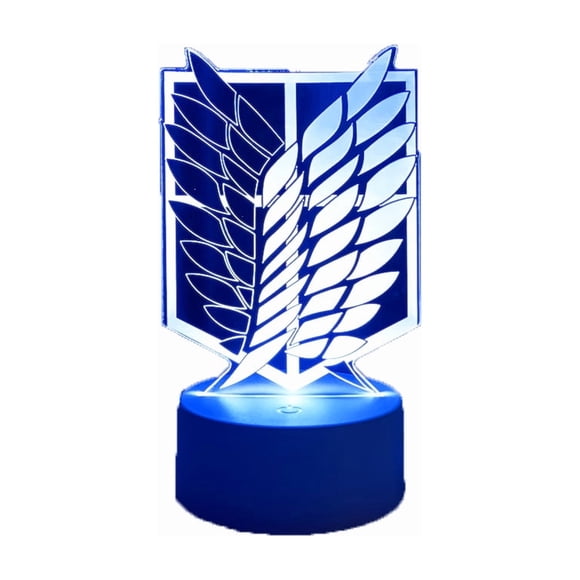 Attack on Giant Surrounding Night Light Freedom Wing 7-Color Plug in [Touch USB Can Use Battery]