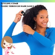 High-Quality Hairstyling Sponge Set - Twist King Sponge + Afro Pick Kit, Perfect for Creating Curls and Twists （4pcs)