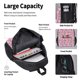 thumbnail image 4 of Balery pink Holiday Joy Mochila escolar 3 en 1 para niños: mochila resistente con lonchera térmica y estuche para lápices. Mochila escolar para niños y niñas., 4 of 7