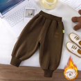 thumbnail image 3 of Akiihool Teen Boy Pants Trendy Boys' School Uniform Skinny Pocket Knit Pant (Coffee,18-24 Months), 3 of 4