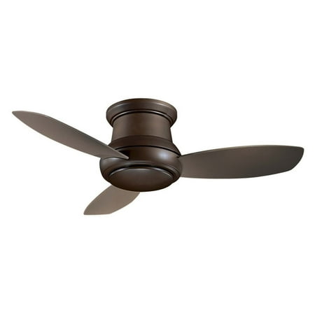 Minka Aire Concept Ii 52 Led Flush Mount Ceiling Fan Bronze