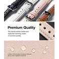 thumbnail image 6 of Ringke Apple Watch 38 / 40 / 41mm [Leather One Padded Slim] High-Quality Leather Plush Style Breathable Fit Luxury Watch Band - Cozy Pink, 6 of 11