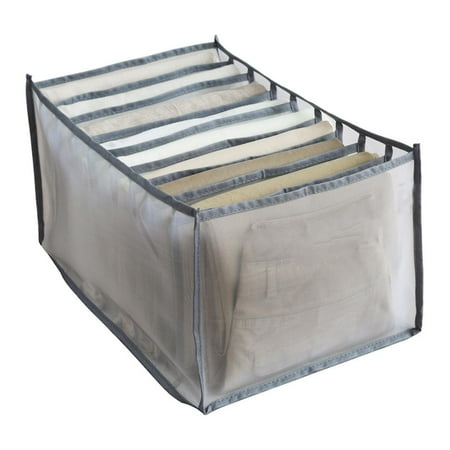 FUSACONY Clothes Storage Bag 2 Pack Closet Organizers And Storage, Foldable Oxford Cloth Steel Frame Box, Waterproof Wardrobe Storage Organiser For Clothes, Bedding, Blankets,Duvet, Grey (66L