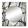 thumbnail image 2 of DESIGN ART Designart "Minimalist Black and White IX" Abstract Shapes Wall Mirror - Abstract Square Mirror For Bathroom 29 in. wide x 29 in. high, 2 of 5