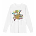 thumbnail image 4 of Scooby-Doo Zoinks Ruh Roh Adult White Crew Neck Long Sleeve Tee-Medium, 4 of 7