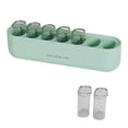 thumbnail image 2 of Mini Portable Pill Box Large Capacity Odor-Free 7-Grids with Separate Lid Dust-proof One Week Small Pill Boxes, 2 of 8