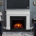 thumbnail image 4 of Real Flame Harlan 55" Grand Electric Fireplace in White, 4 of 9
