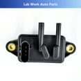 thumbnail image 5 of Labwork DPFE15 Exhaust Gas Recirculation Pressure Feedback Sensor F77Z9J460AB 1L3Z9J460AA Fit for Ford Mercury Lincoln Mazda Trucks Fits select: 1996-2004 FORD F150, 2005-2006 FORD FOCUS ZX4, 5 of 5