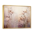 thumbnail image 2 of Designart "Beige delicate Forest III" Abstract Botanicals Floater Framed Wall Art Print, 2 of 7