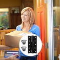 thumbnail image 4 of LOLIPPYY 1Jgo Bisagras Para Muebles Y Puertas De Inoxidable Negras Con Alta Resistencia, 4 of 8