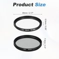 thumbnail image 2 of Kit de Filtros Esenciales Digitales Uxcell UV/CPL/FLD (55 mm) - Filtros de Lente Circular de Aluminio para Varios Lentes de Fotografía de Cámara, Negro, 2 of 7