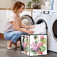 thumbnail image 7 of Home Organizer Foldable Fabric Storage Bin With Handle Floral, 7 of 7