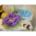 thumbnail image 3 of Life Glow Paper Pom Poms Tissue Paper Flowers Party Decoration 12''14'', Blue&White, Total 10pcs, 3 of 6