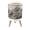 Color 4, variant on Small Trash Can with Lid Animal Forest Scene Gem Art Home Wall Decor Bear Trees Sunset 1.8 Gallon Dog Proof Trash Can Round Garbage Can Waste Bin Wastebasket for Bathroom Bedroom Living Room