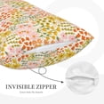 thumbnail image 3 of Goofa wild meadow flowers Pattern Pillow Case – Plush & Soft Cushion Cover, Hypoallergenic Throw Pillow Case for Comfortable Sleep with Envelope Closure-20"x30", 3 of 6