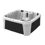Aquarest Spas Powered By Jacuzzi DayDream 3500L 6-Person 35-Jet Plug and Play Hot Tub with Waterfall with Cover, Whitestone/Black