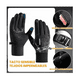 thumbnail image 4 of Guantes Térmicos Invierno para Moto y bicicleta Pantalla Tactil Talla L Malubero Negros, 4 of 4